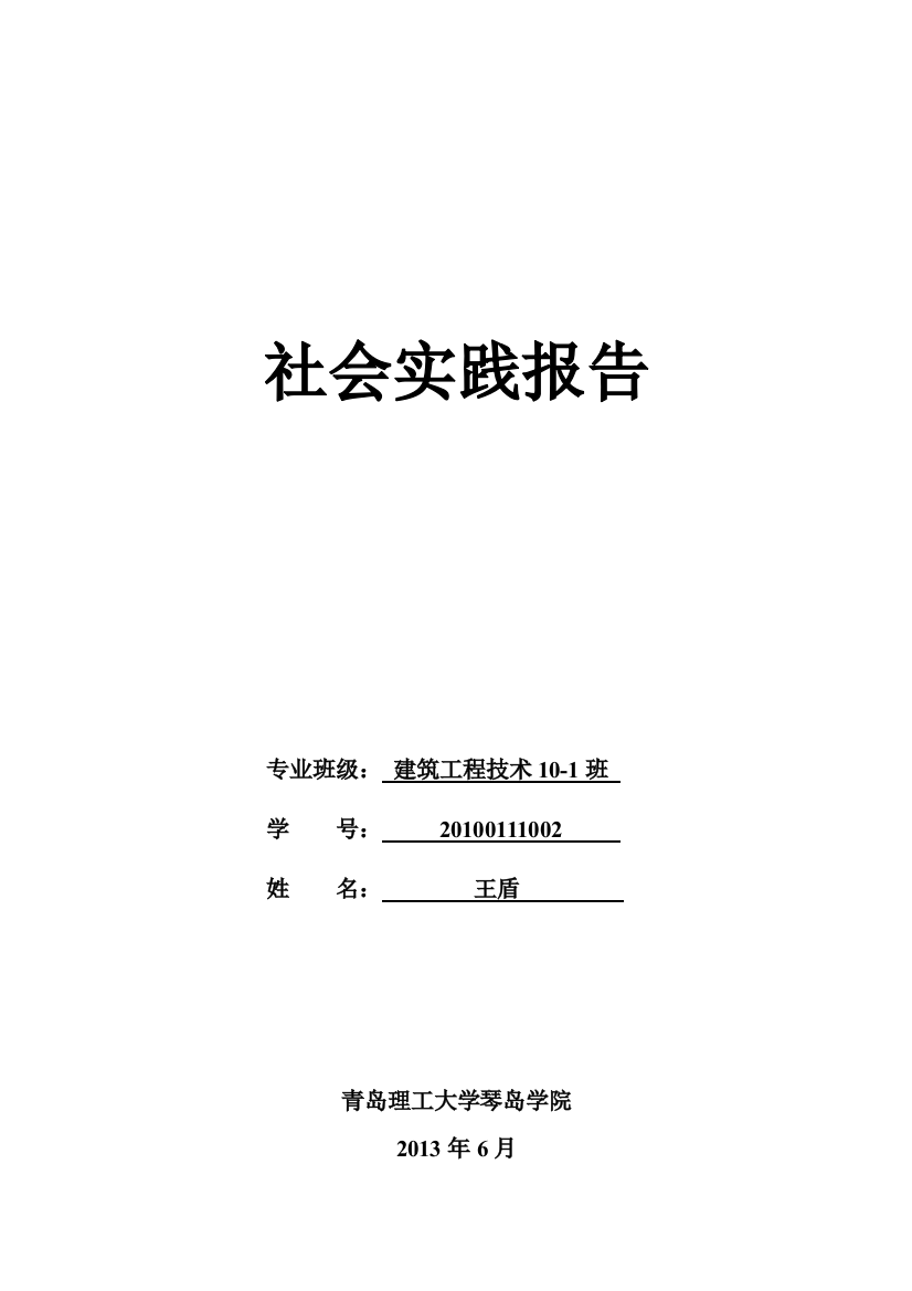 本科毕业设计-剪力墙结构的施工验收质量与安全控制