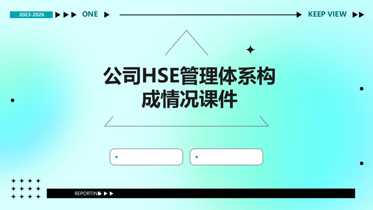 公司HSE管理体系构成情况课件