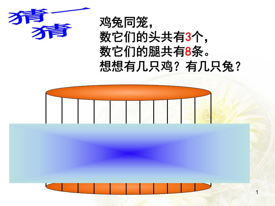 鸡兔同笼公开课课件