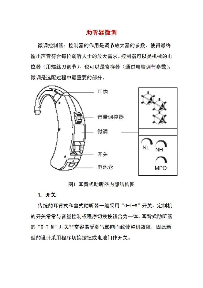 助听器微调