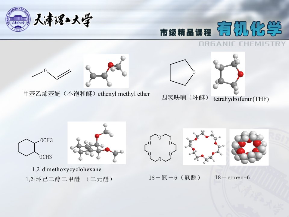 醚类的命名细则ppt课件