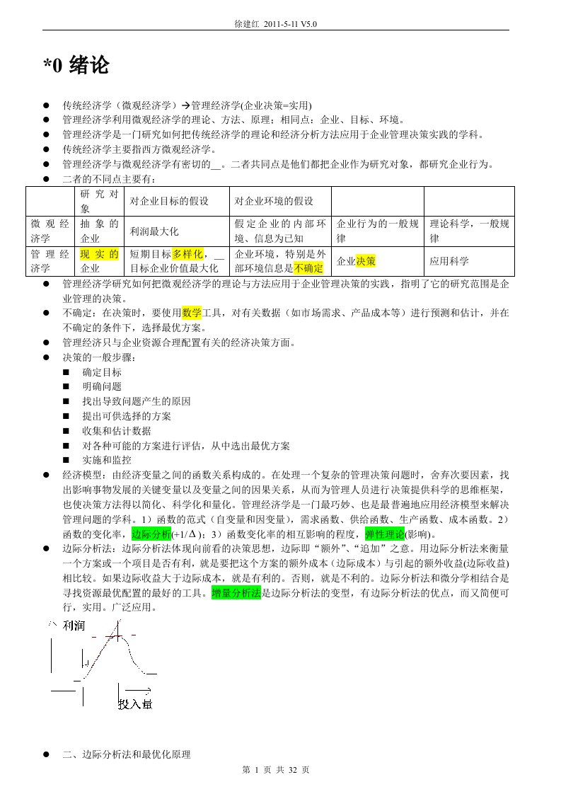 [管理学]管理经济学_V