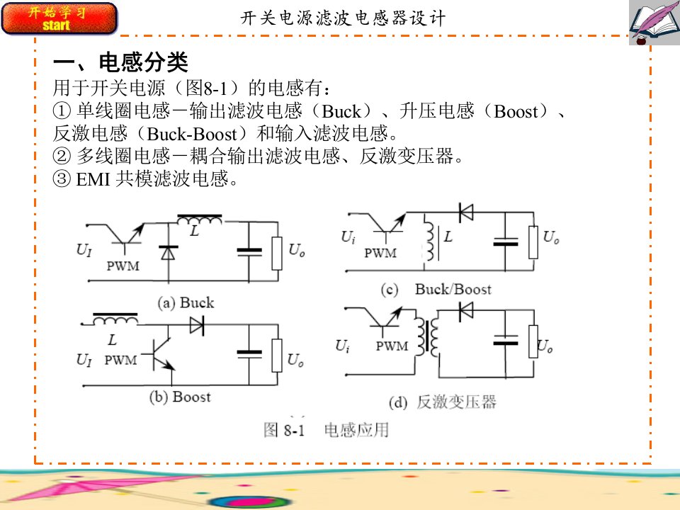 开关电源滤波电感器的设计