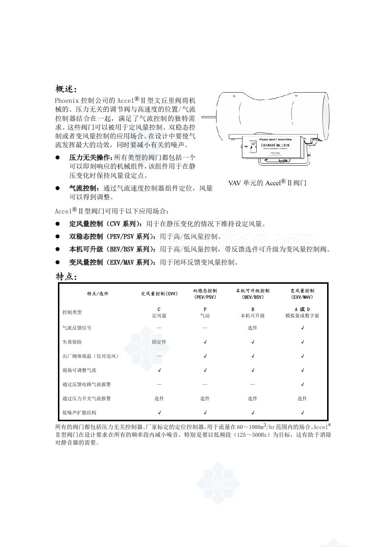 实验室等VAV文丘里阀简介