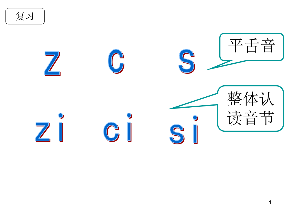 部编教材一年级上册《zhchshr》(课堂PPT)