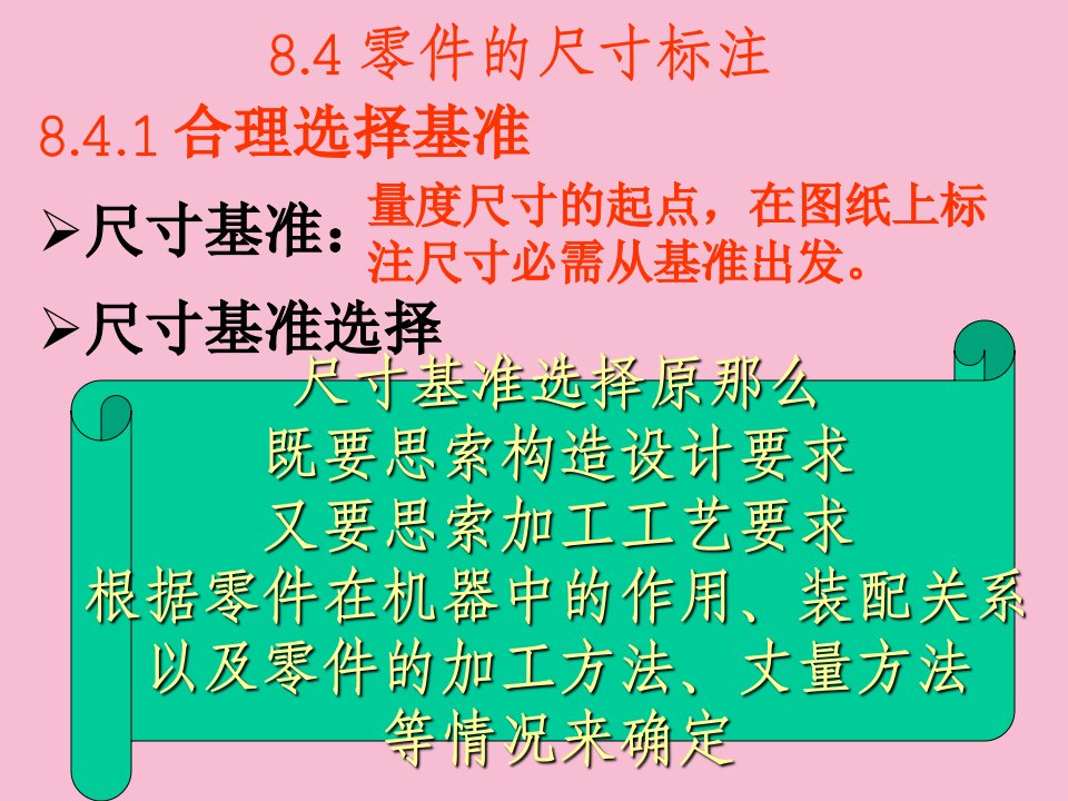 机械制图自学必备之零件图尺寸标注1ppt课件