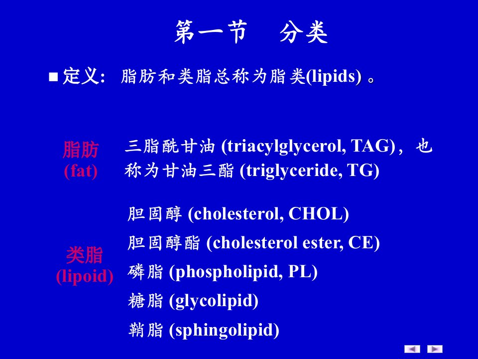 生物化学第二章脂类化学ppt课件