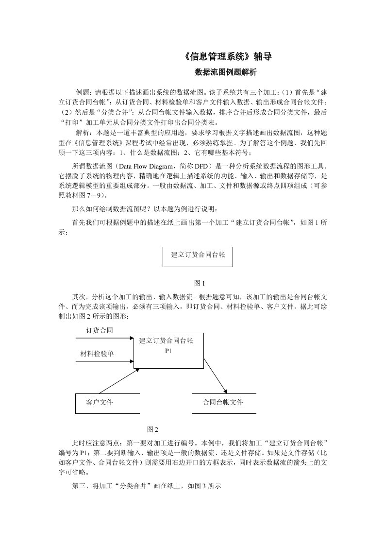 《信息管理系统》辅导