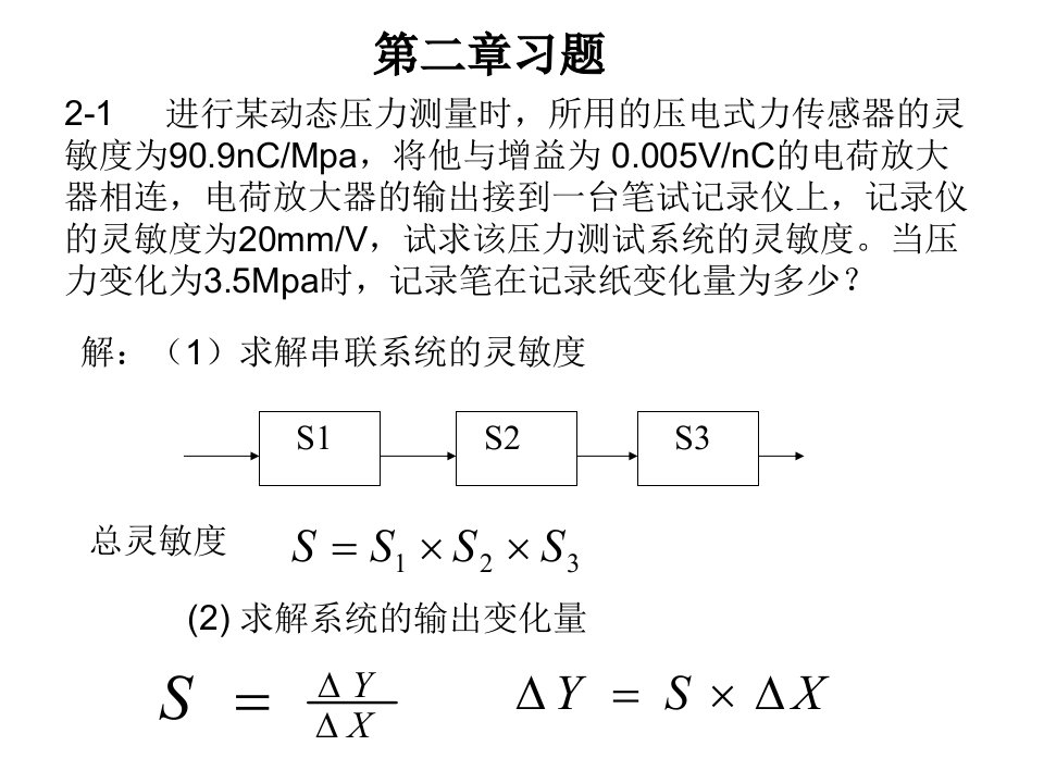 测试技术课件程课件后习