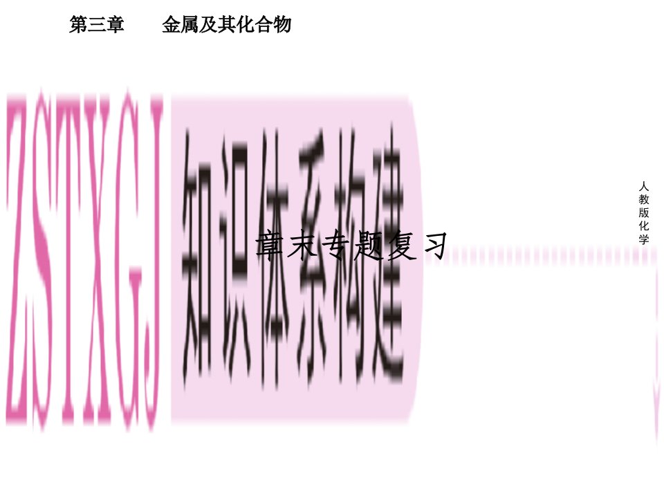 高一化学必修一第三章金属及其化合物全章复习