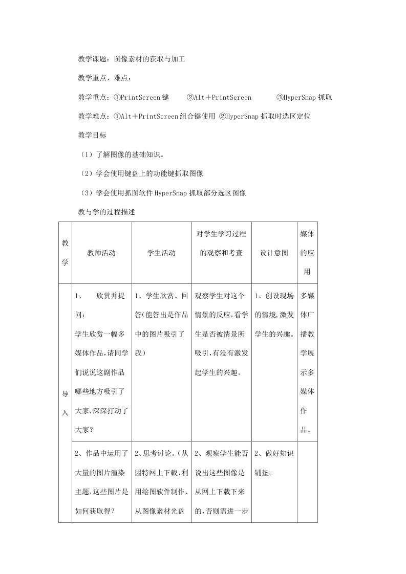 精品PPT课件----图像素材的获取与加工