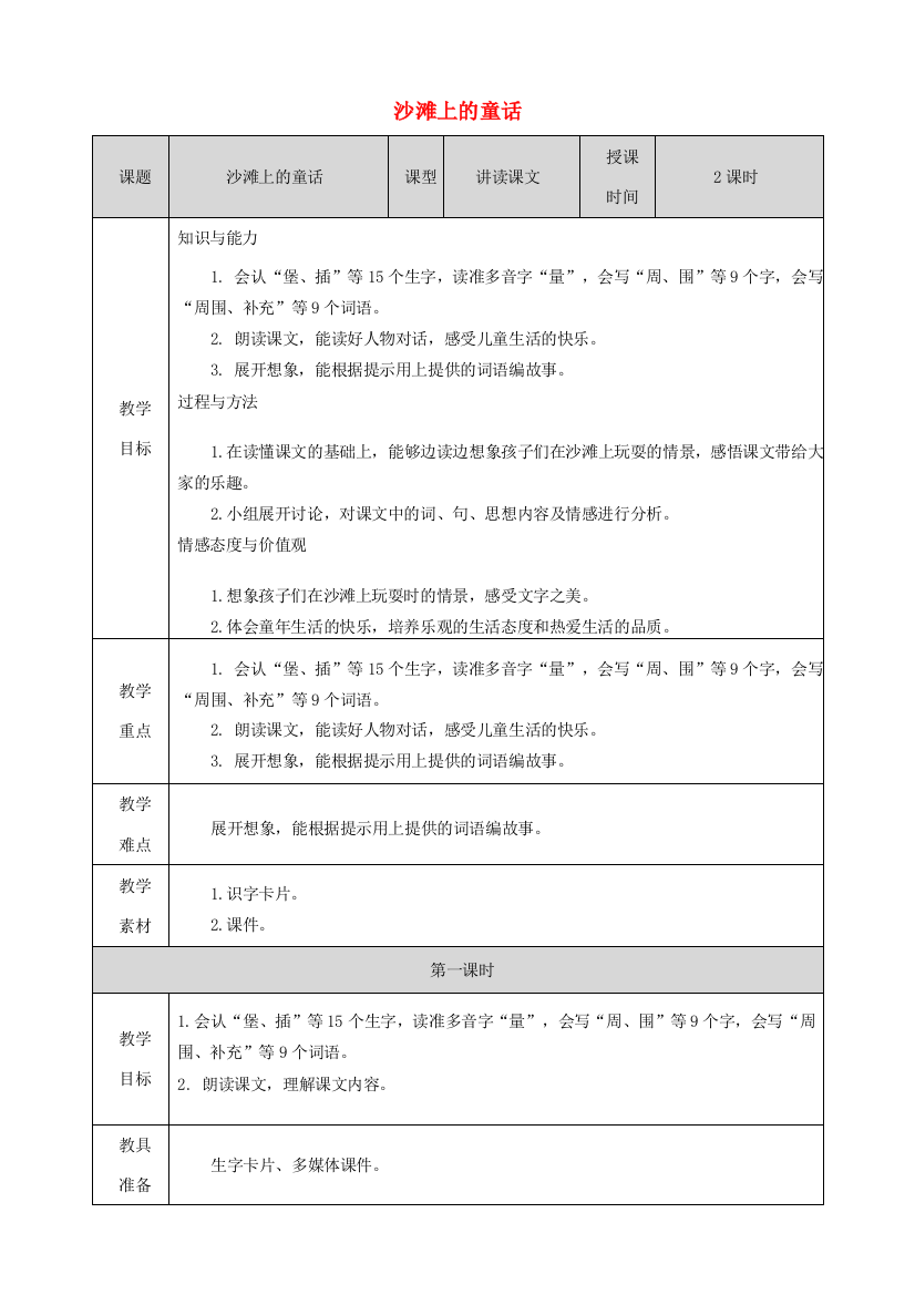 二年级语文下册