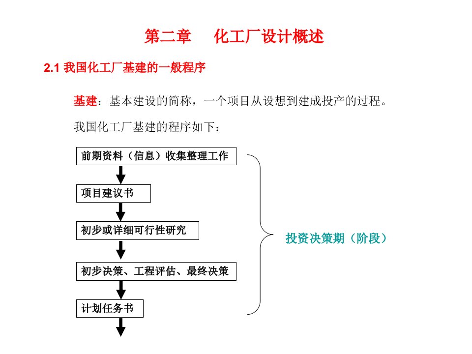 第二章化工厂设计概述