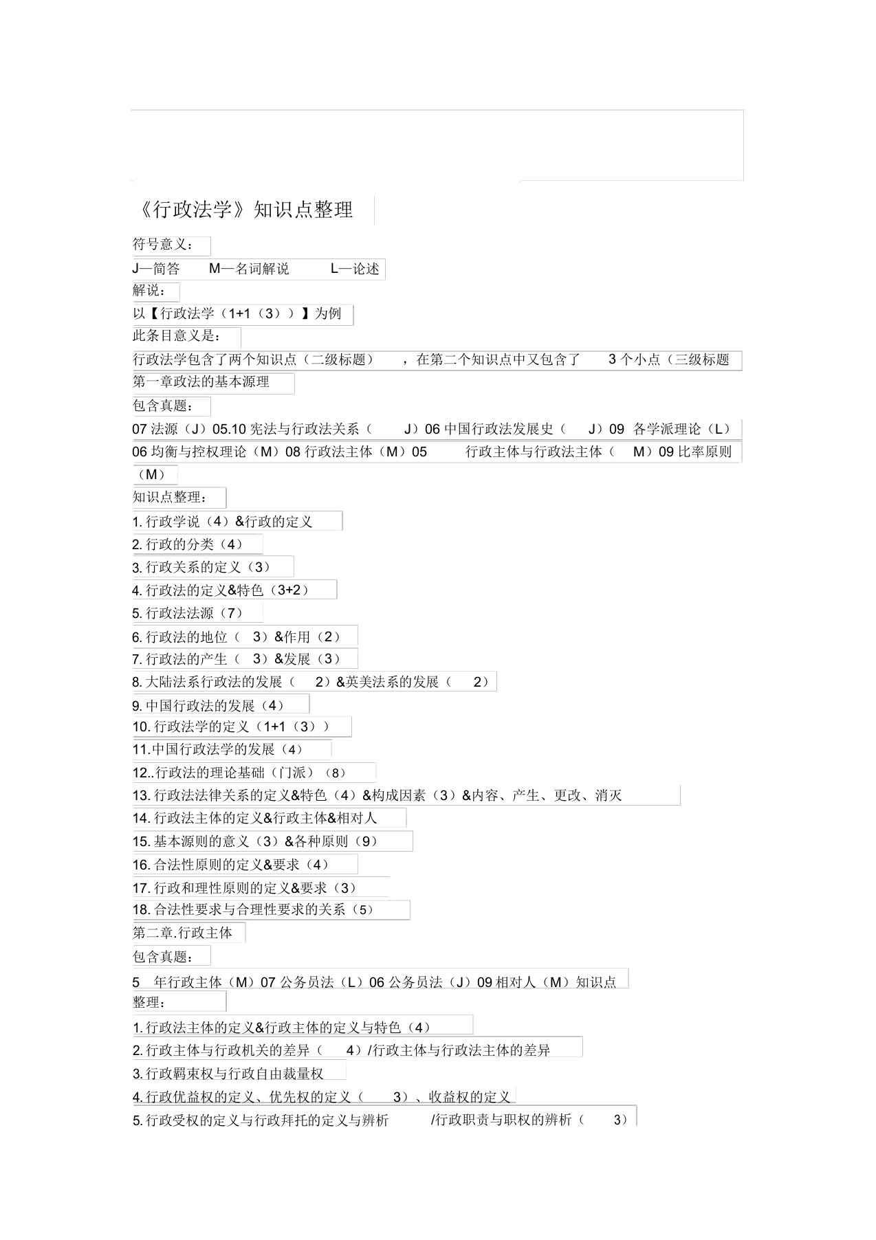 四川大学行政管理考研知识点资料