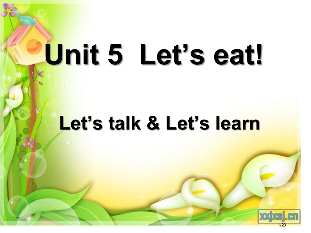 Unit5-Let27s-eat--Part-B-Let27s-learn市公开课一等奖省赛课微课金