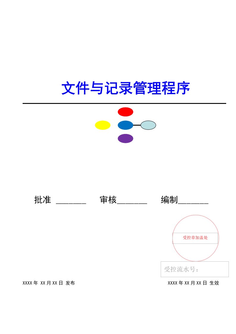 堪称TS16949经典：质量管理体系文件封面正文尾页设计案例示例