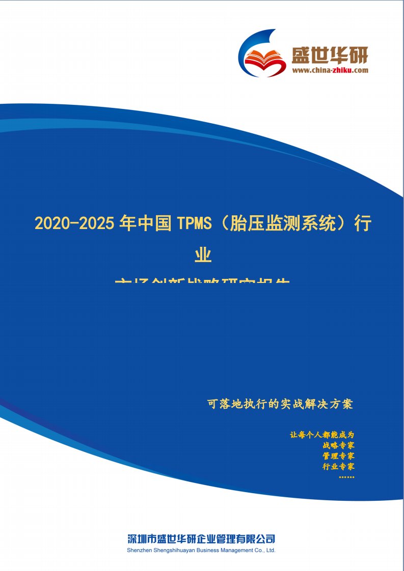 【完整版】2020-2025年中国TPMS（胎压监测系统）行业市场创新战略研究报告