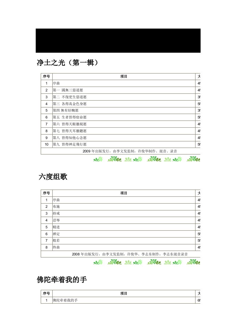 100首佛教音乐歌集免费下载