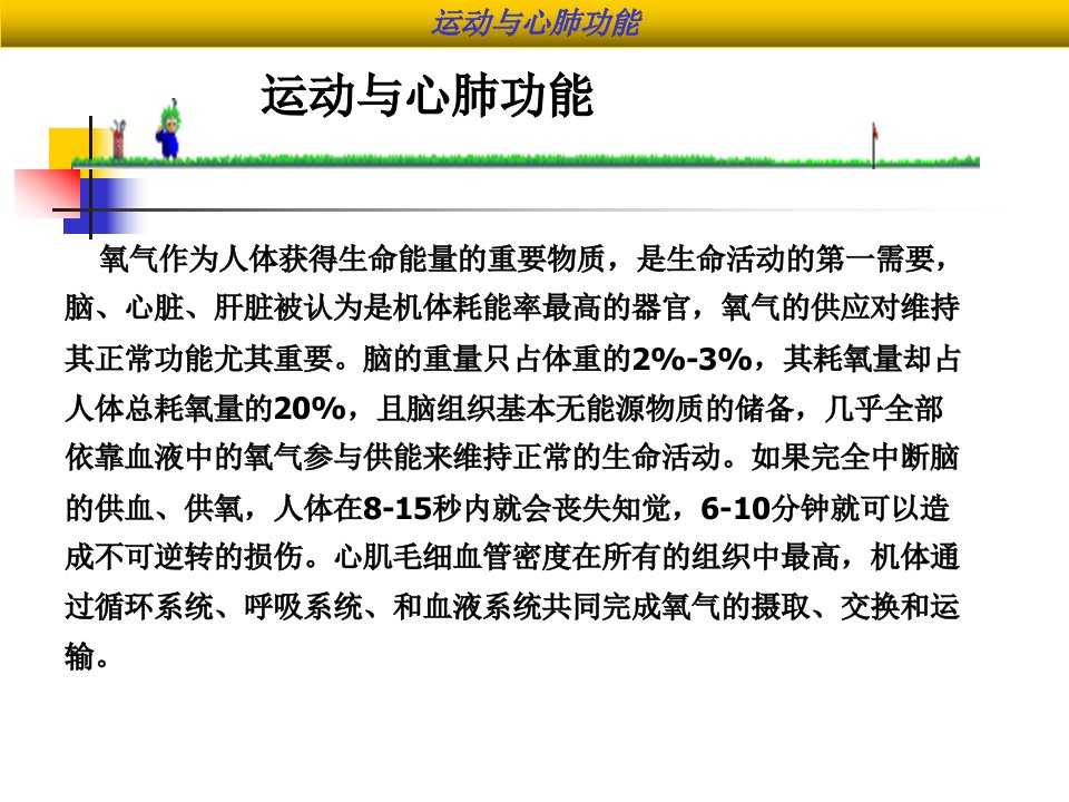 《运动与心肺功能》PPT课件