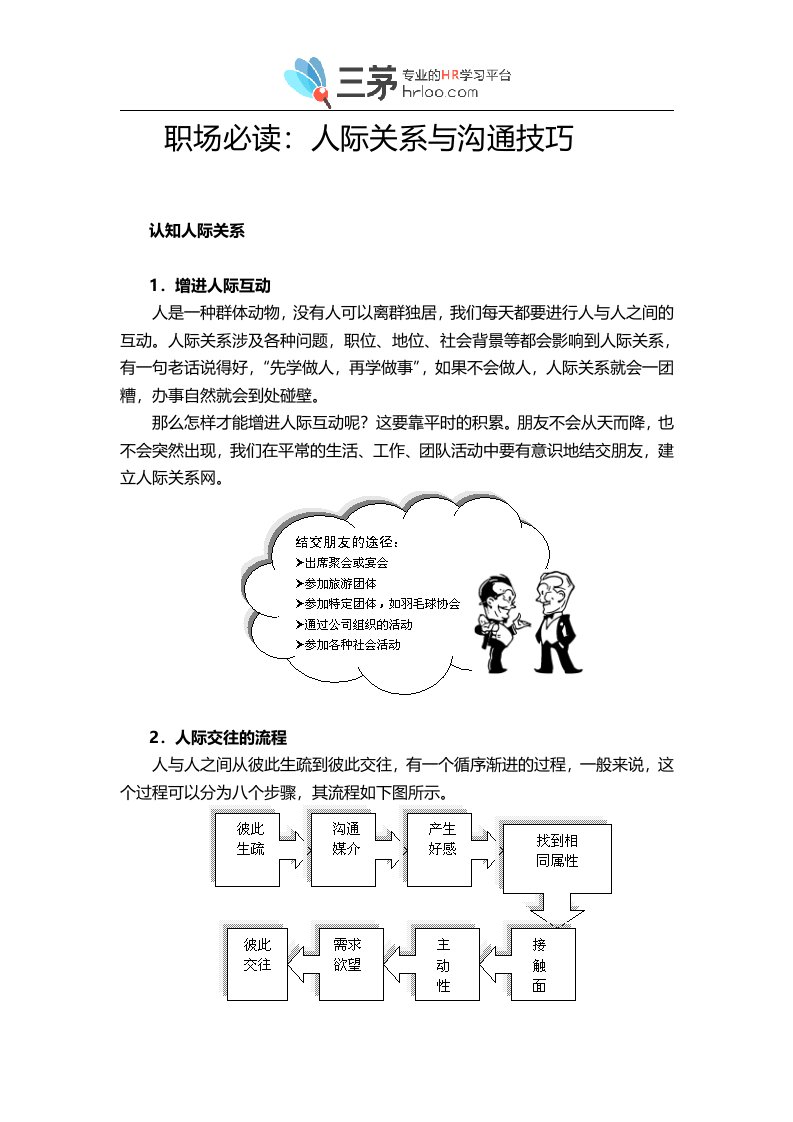 【沟通篇】职场必读：人际关系与沟通技巧