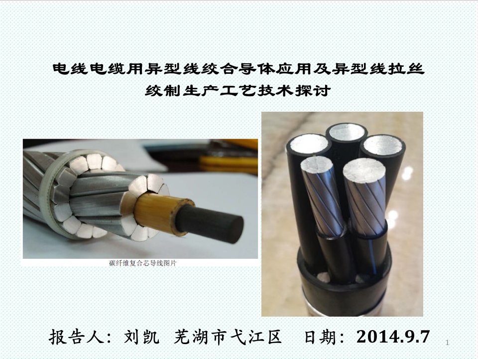 推荐-异型线绞合导体应用及生产工艺探讨：技术部刘凯