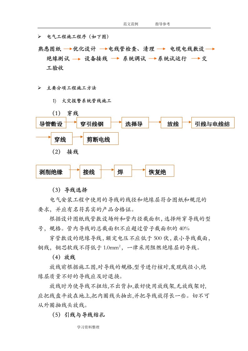 施工工艺设计流程