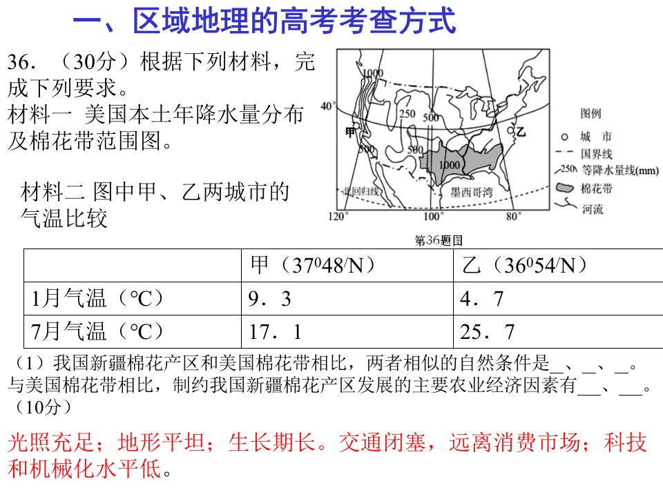 区域地理学习方法共17页PPT课件