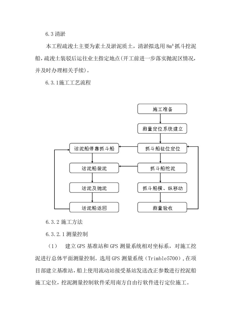 抓斗挖泥船施工方案