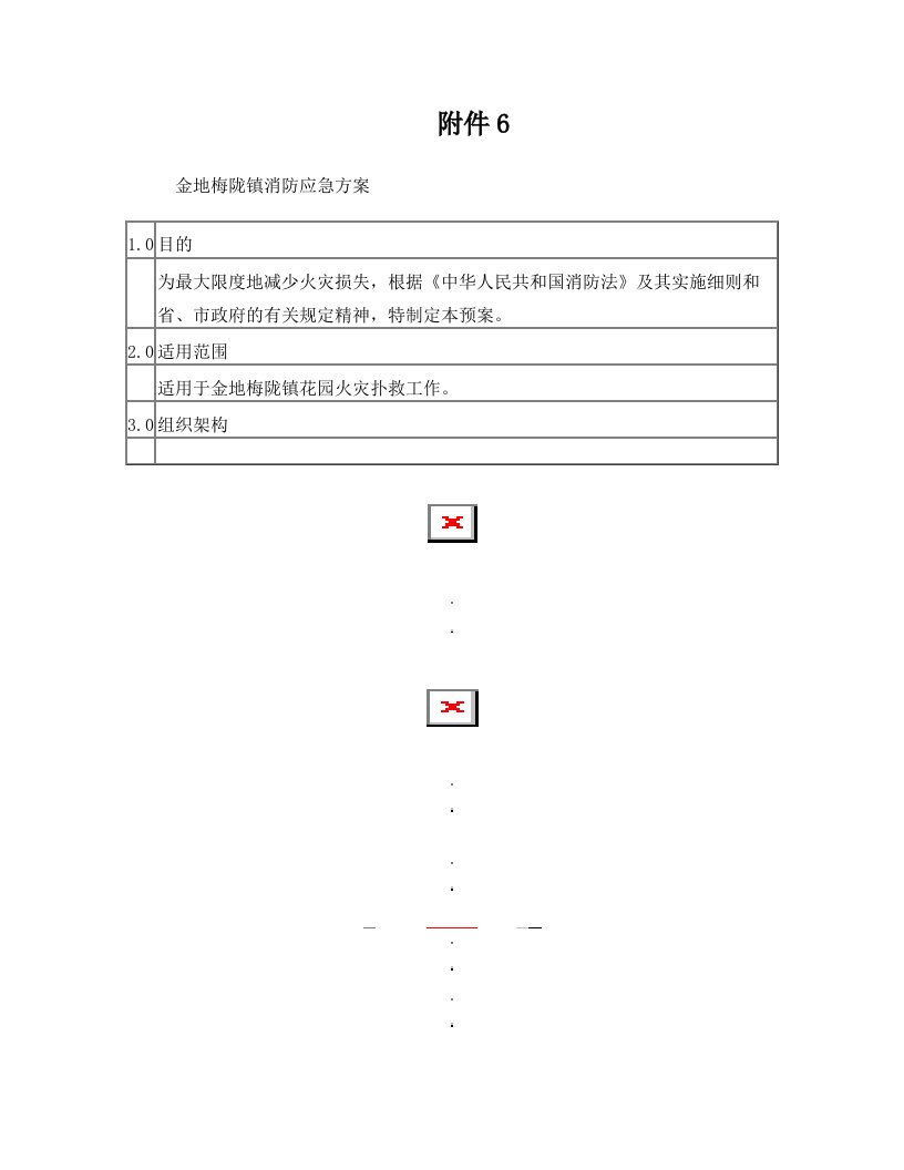 金地梅陇镇消防应急方案1