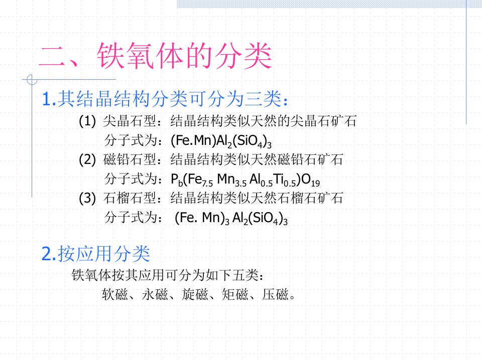 铁氧体永磁性材料及应用培训教材