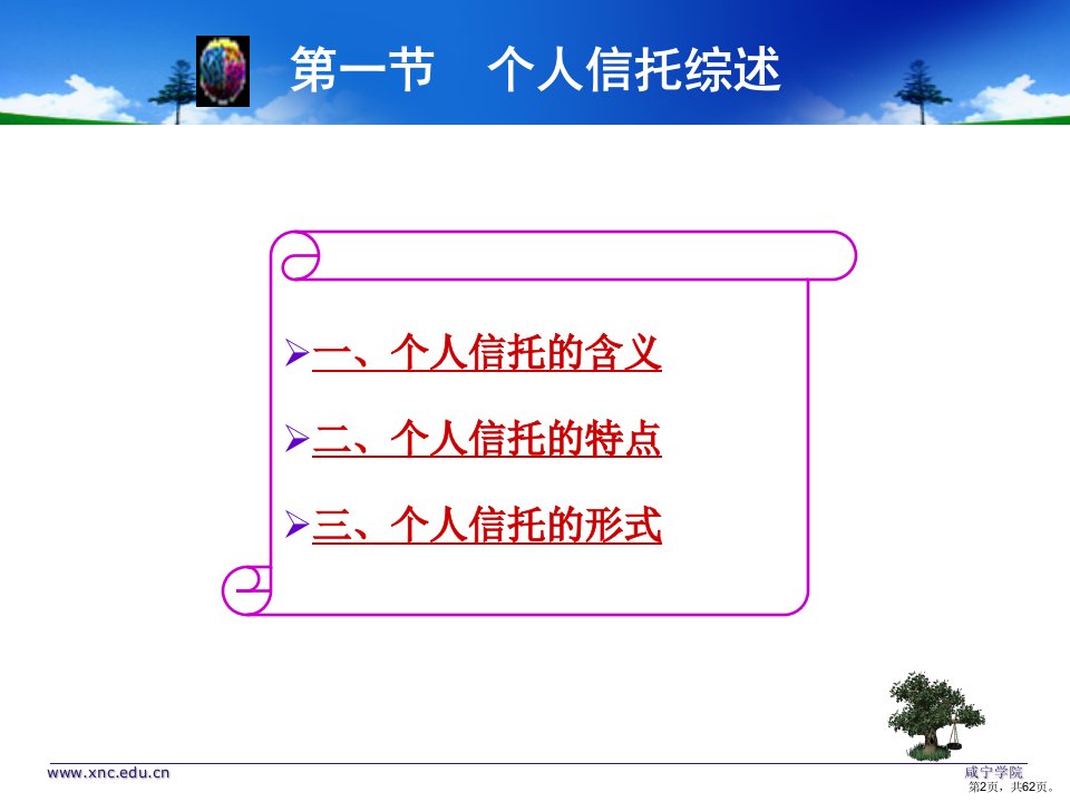 个人信托业务概述61张课件
