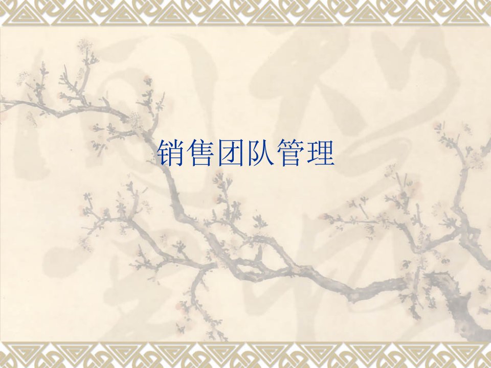 销售团队管理（PPT39页)