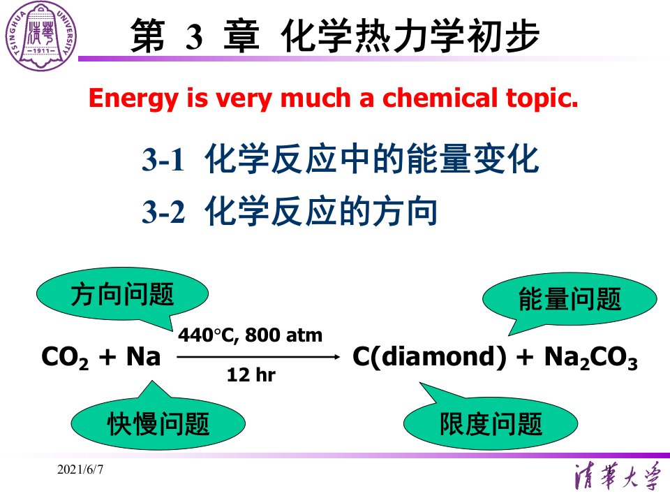 第3章化学热力学初步热效应PPT课件