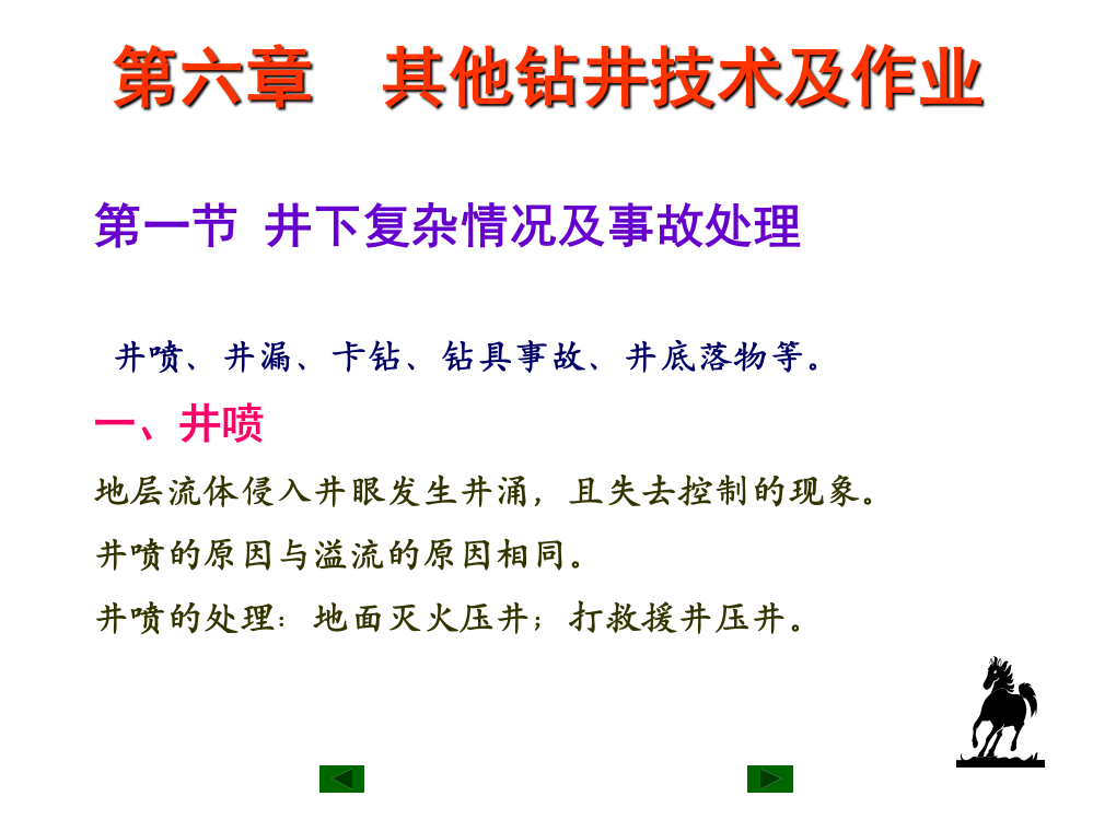 钻井工程_濮阳职业技术学院_第六章其它钻井技术及作业