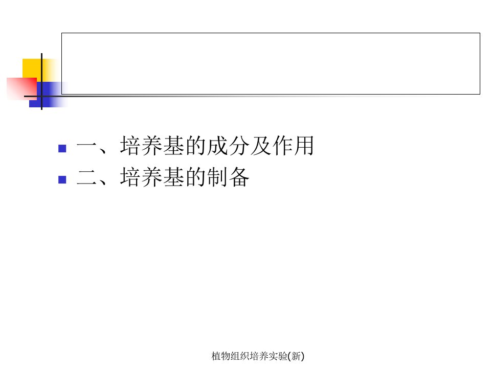 植物组织培养实验新课件