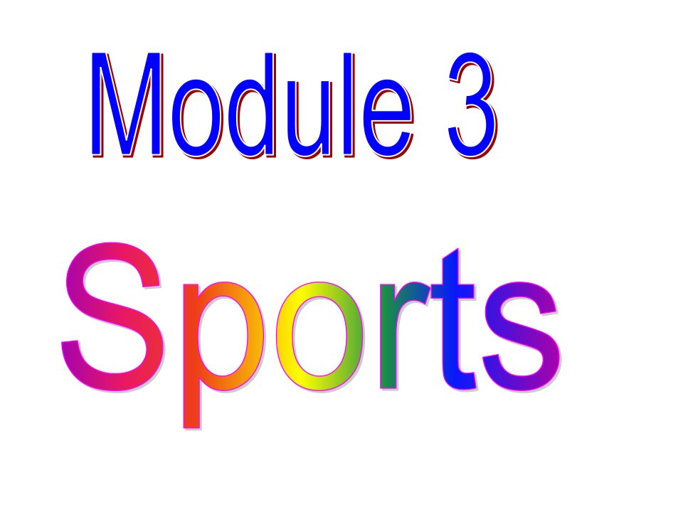 外研版英语八年级上册教学ppt课件：Module3SportsUnit3Languageinuse