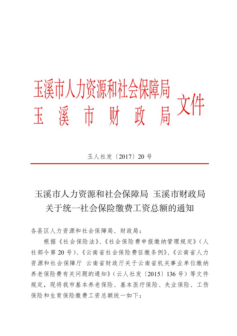 玉溪人力资源和社会保障局