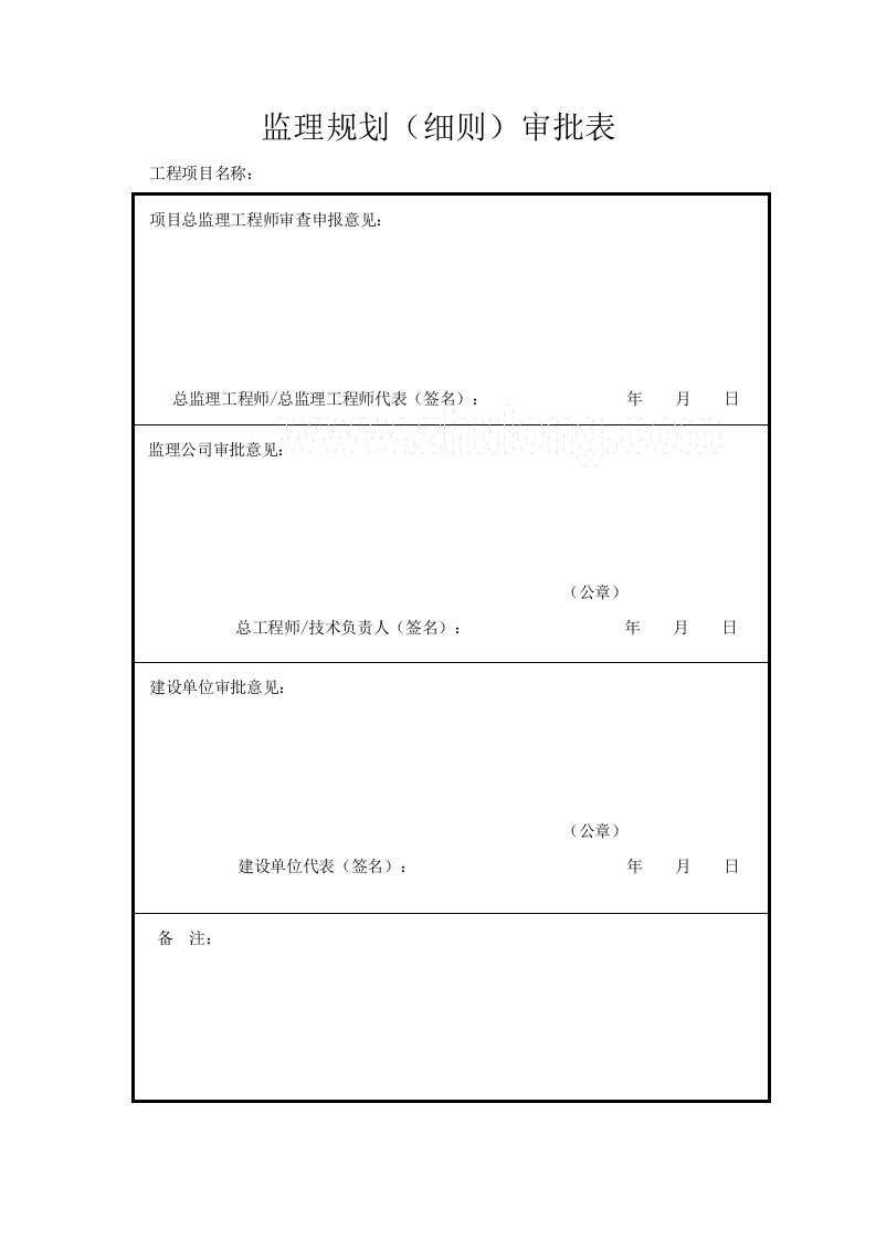 某综合住宅工程监理规划