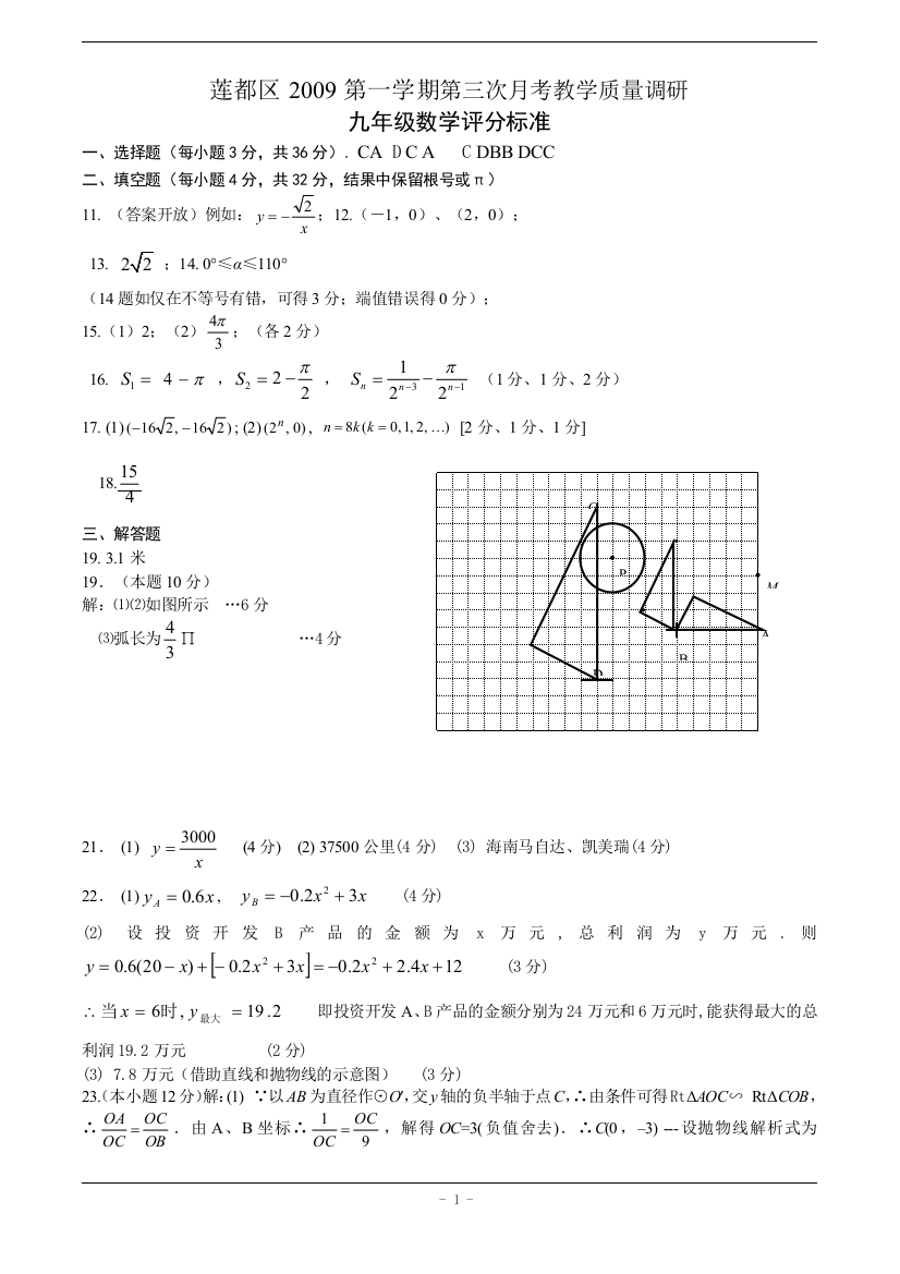 【小学中学教育精选】【小学中学教育精选】评分标准