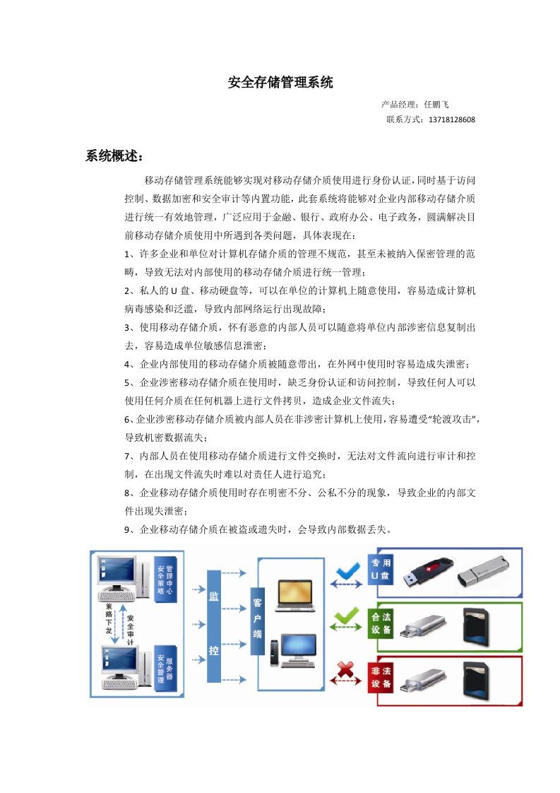 安全存储管理系统方案