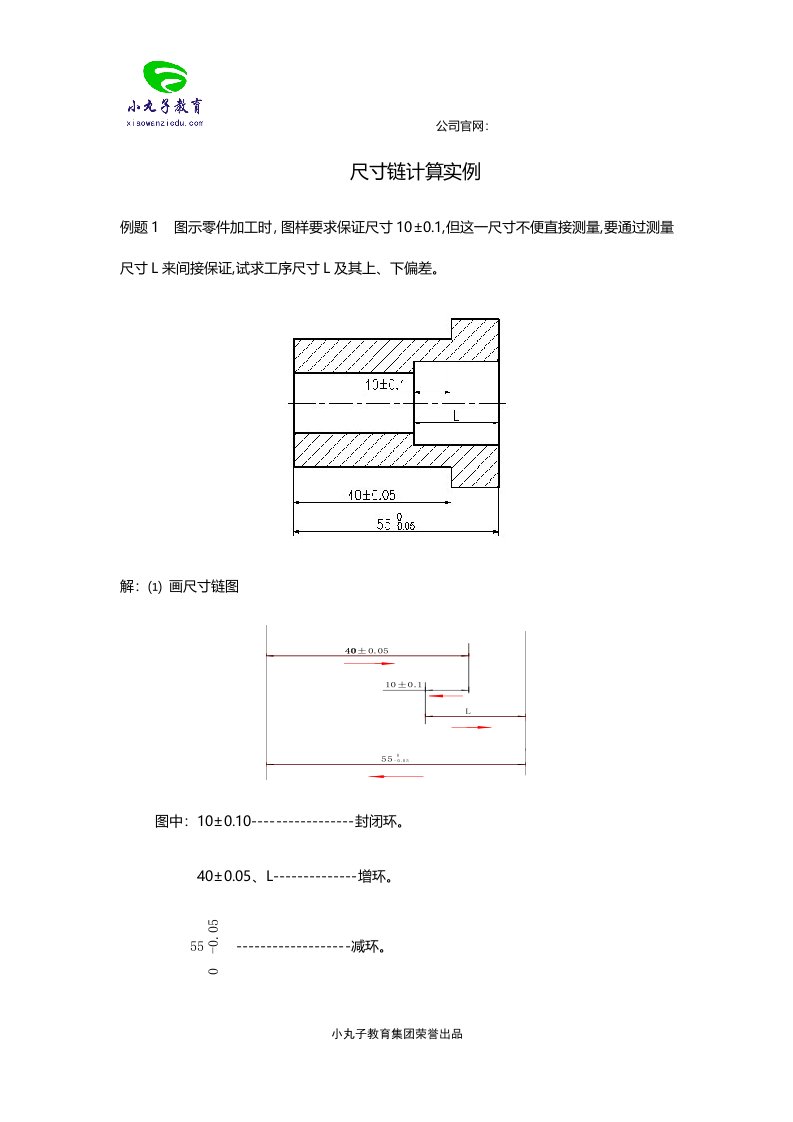 尺寸链计算实例