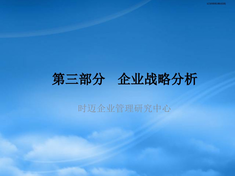 企业战略分析(ppt