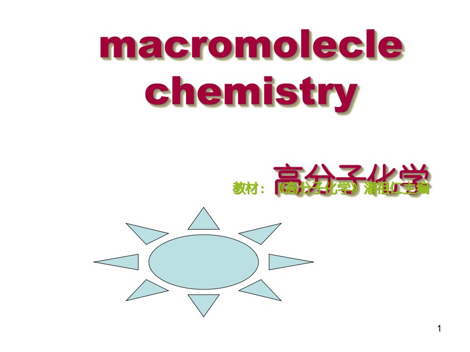 《高分子化学》绪论课件