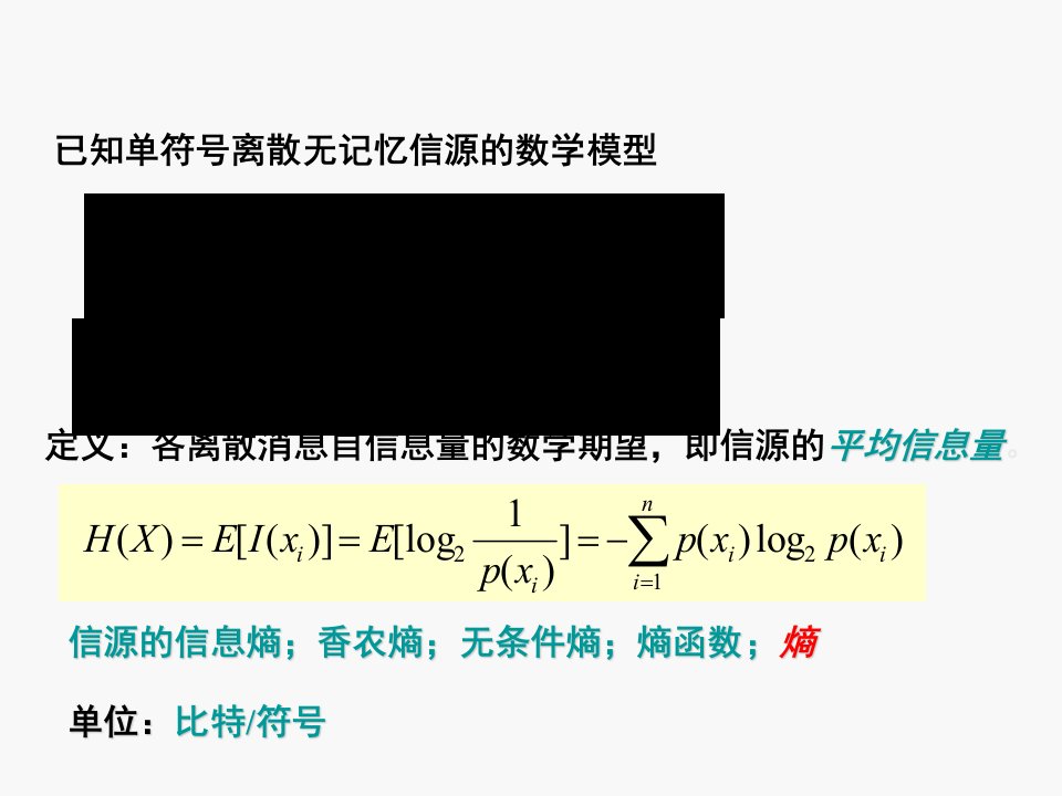 信息论信息熵ppt课件