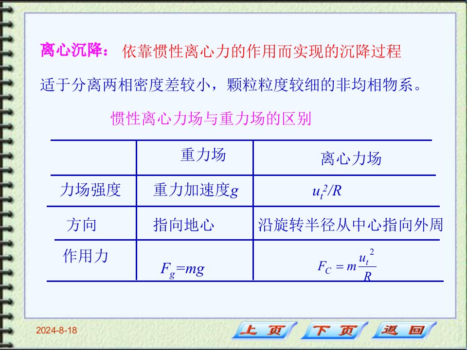 化工原理离心分离设备第三章第二节讲稿