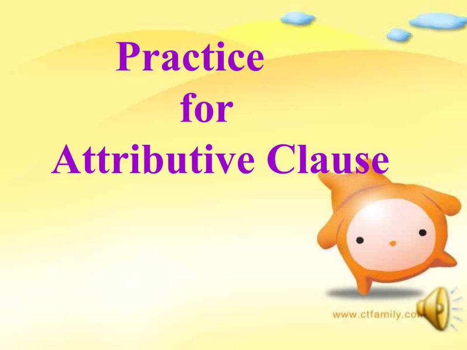 Attributive