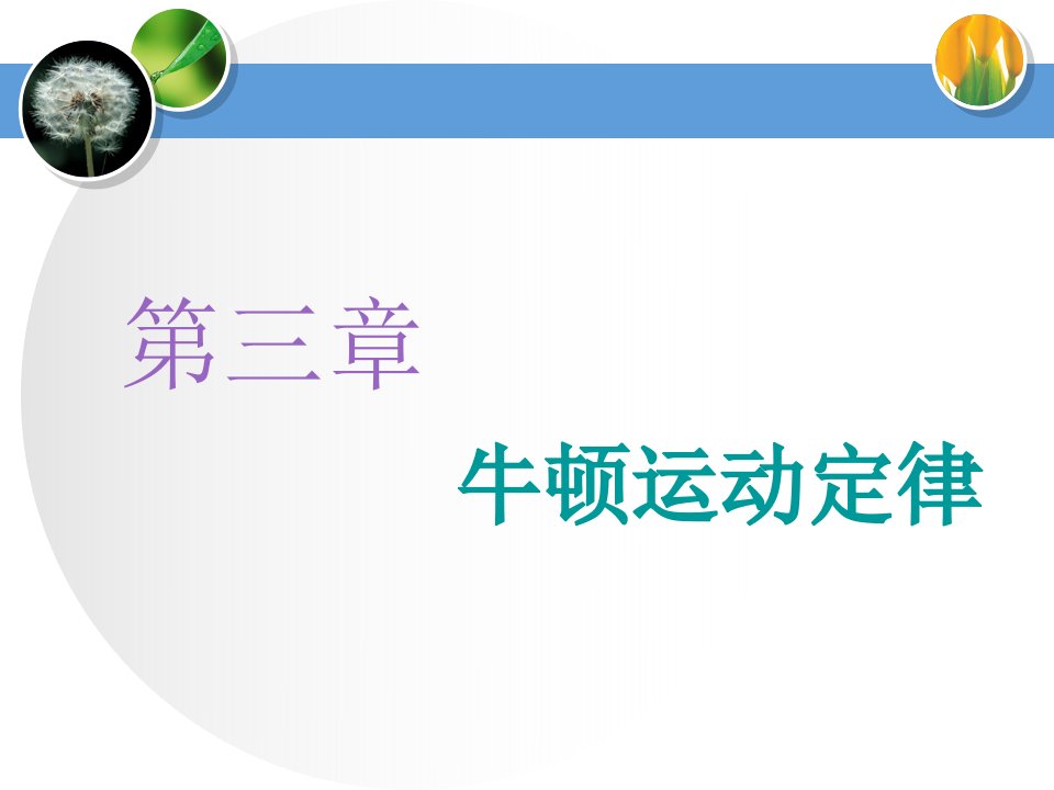 2020届高三物理一轮复习ppt课件：牛顿第一定律-牛顿第三定律