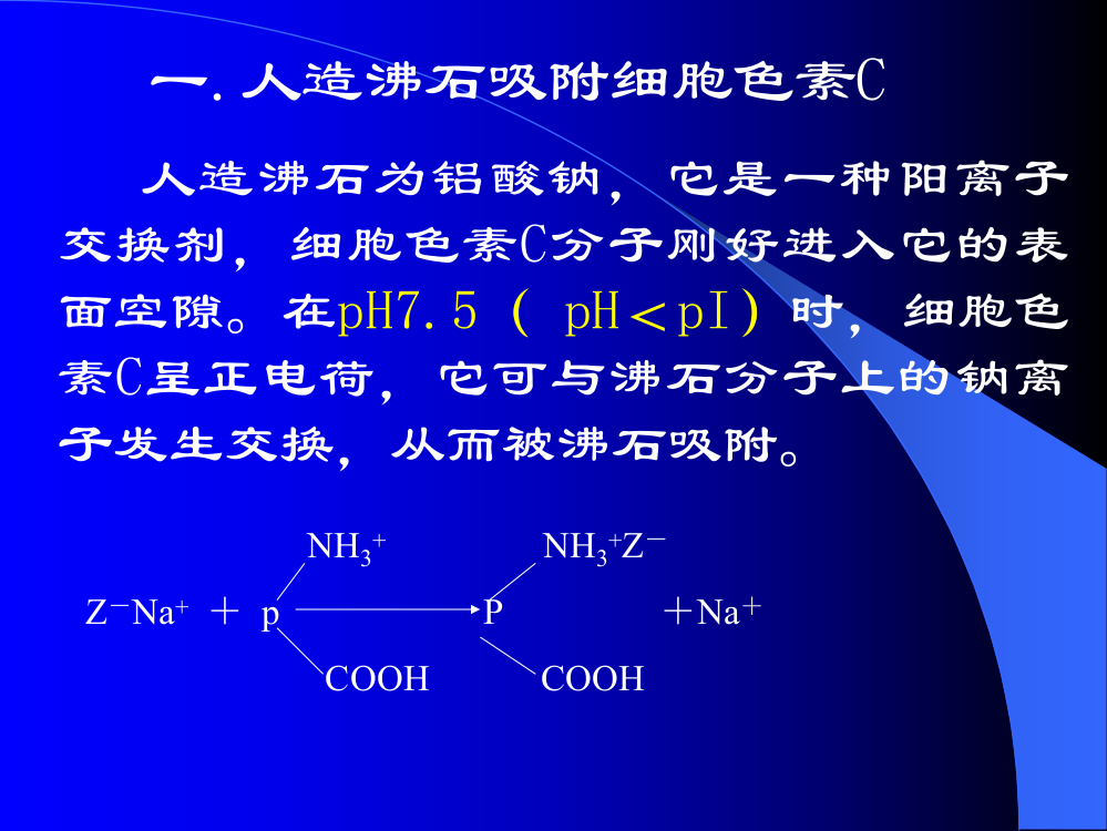 细胞色素C的分离纯化