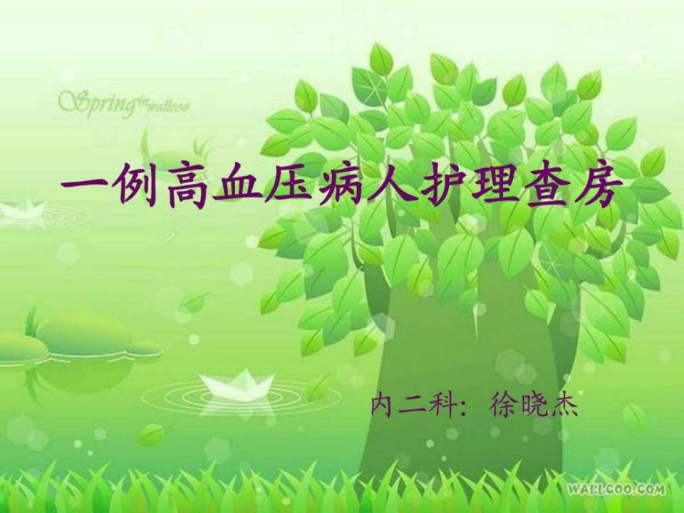 高血压护理查房_医药卫生_专业资料.ppt