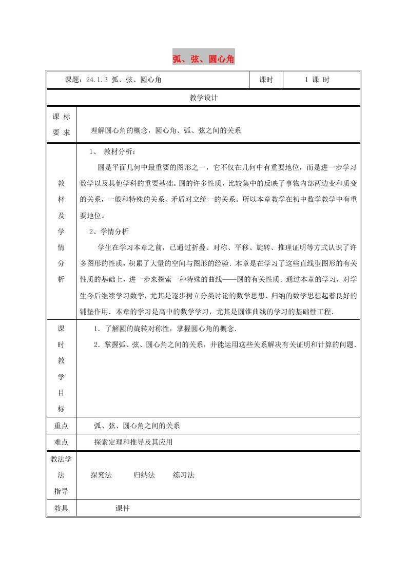 九年级数学上册